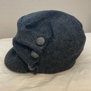 Brand New Tweed Paper Boy Hat San Diego Hat Co. NWT